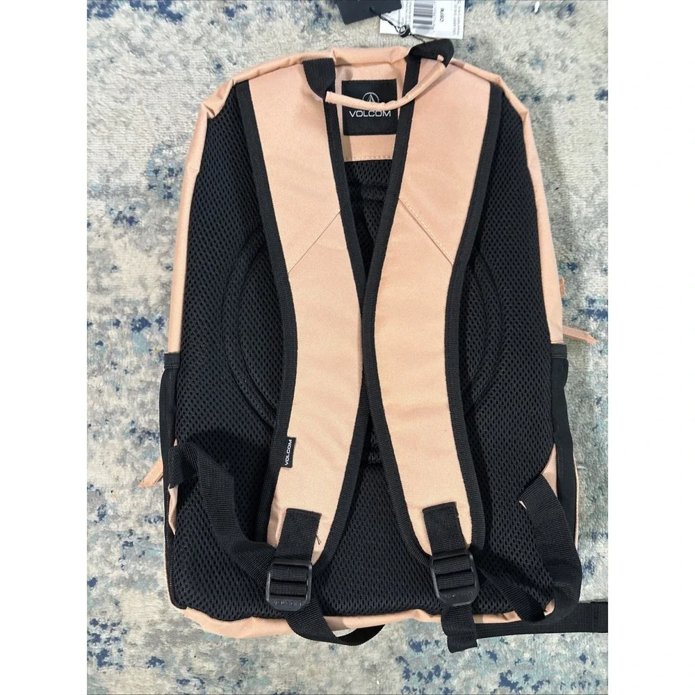 VOLCOM Upperclass Poly Backpack Red Clay NWT Retail $50 Very Nice Pack